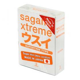 Sagami Ультратонкие презервативы Xtreme 0.04 мм, 3 шт. фото
