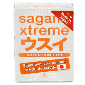 Sagami Ультратонкие презервативы Xtreme 0.04 мм, 3 шт. фото