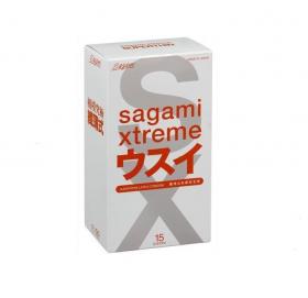 Sagami Презервативы ультратонкие Xtreme 0.04 мм, 15 шт. фото