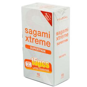 Sagami Презервативы ультратонкие Xtreme 0.04 мм, 15 шт. фото