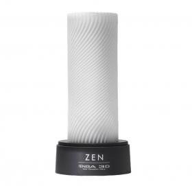 Tenga 3D мастурбатор Zen, белый. фото