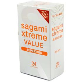 Sagami Презервативы Xtreme 0.04 мм латексные, ультратонкие, 24 шт. фото