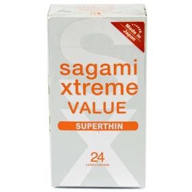 Sagami Презервативы Xtreme 0.04 мм латексные, ультратонкие, 24 шт. фото