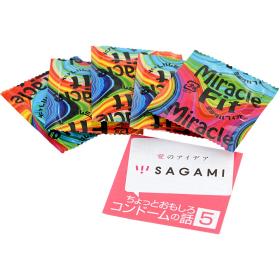 Sagami Презервативы Miracle Fit латексные, анатомическая форма, 5 шт. фото