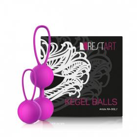 Gess Тренажер Kegel Balls, фиолетовый. фото