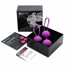 Gess Тренажер Kegel Balls, фиолетовый. фото