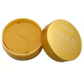 Petitfee Патчи для глаз гидрогелевые с золотом Gold Hydrogel Eye Patch, 60 шт х 1,4 г. фото