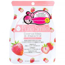 Sun Smile Маска для лица на йогуртовой основе c земляникой, 1 шт. фото