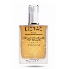 Lierac Сенсорьель Белая коллекция. Масло с 3 цветами для лица, тела и волос 100 мл.. фото