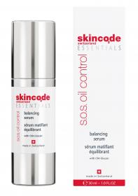 Skincode СОС Матирующая сыворотка для жирной кожи, 30 мл. фото