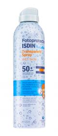 ISDIN прей солнцезащитный для детей Fotoprotector ISDIN Pediatrics SPF50  Transparent Spray Wet Skin 250мл. фото