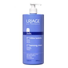 Uriage Очищающий пенящийся крем для детей и новорожденных 1 л. фото