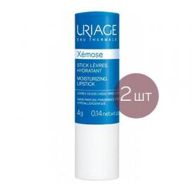 Uriage Набор Ксемоз увлажняющий стик для губ 4 г х 2 шт.. фото