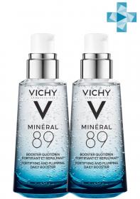 Vichy Комплект Ежедневный гель-сыворотка для кожи, подверженной внешним воздействиям Mineral 89, 2 шт х 50. фото
