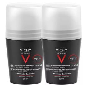 Vichy Комплект Дезодорант - шарик, 72 часа против избыточного потоотделения 2 шт х 50 мл. фото