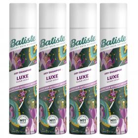 Batiste Сухой шампунь для волос Luxe с цветочным ароматом, 4 х 200 мл. фото