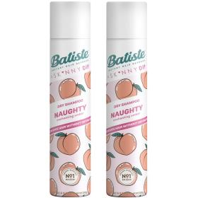 Batiste Сухой шампунь для волос Naughty с ягодным ароматом, 2 х 200 мл. фото