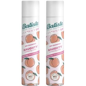 Batiste Сухой шампунь для волос Naughty с ягодным ароматом, 2 х 200 мл. фото