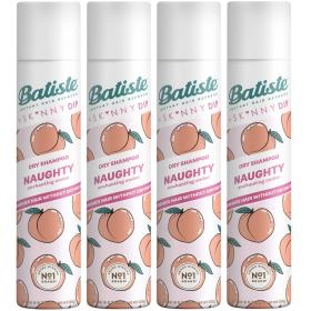 Batiste Сухой шампунь для волос Naughty с ягодным ароматом, 4 х 200 мл. фото