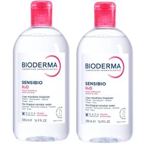 Bioderma Набор мицеллярная вода H2O, 2х500 мл. фото