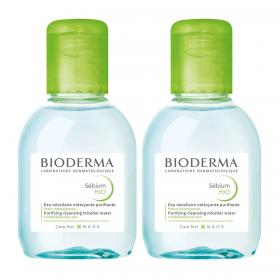 Bioderma Мицеллярная вода для жирной и проблемной кожи, 2х100 мл. фото