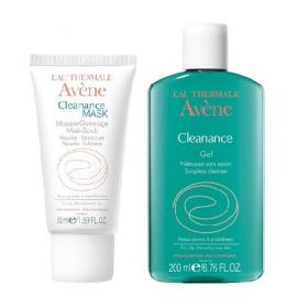 Avene Комплект Клинанс Маска для глубокого очищения, 50млОчищающий гель, 200мл. фото