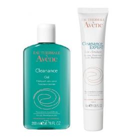 Avene Комплект Клинанс Очищающий гель, 200млЭмульсия себорегулирующая кераторегулирующая, 40мл. фото