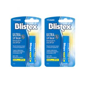 Blistex Комплект Бальзам для губ Ultra SPF 50, 2х4,25 гр.. фото