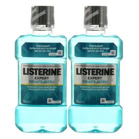 LISTERINE Ополаскиватель для полости рта Защита десен, 250 мл х 2 шт.. фото