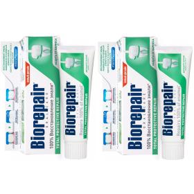 Biorepair Набор Зубная паста для комплексного восстановления и защиты 75 мл2 штуки. фото