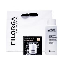 Filorga Набор Очищение мицеллярный раствор Анти-Аж 400 мл  отшелушивающая оксигенирующая маска 55 мл. фото