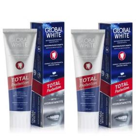 Global White Набор Зубная паста Total Protection Максимальная защита, 2 х 30 мл. фото