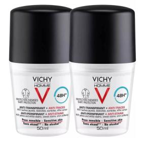 Vichy Комплект Минеральный дезодорант против белых и желтых пятен 48 часов свежести,2 шт. по 50 мл. фото