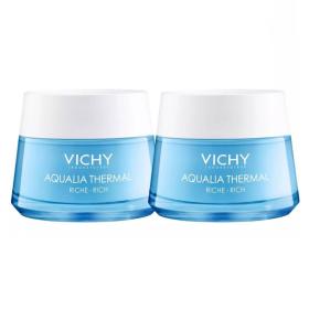 Vichy Комплект Насыщенный крем для сухой и очень сухой кожи Аквалия Термаль, 2 х 50 мл. фото