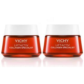 Vichy Комплект Антивозрастной дневной крем для лица, активирующий выработку коллагена, 2 х 50 мл. фото
