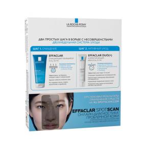 La Roche-Posay Мини-набор Корректирующий крем-гель Duo 15 мл  Очищающий пенящийся гель 50 мл. фото