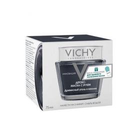 Vichy Виши Детокс-маска с древесным углем 75 мл  Шпатель. фото