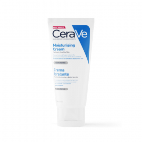 CeraVe Увлажняющий крем с церамидами для сухой и очень сухой кожи лица и тела, 177 мл. фото