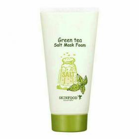 Skinfood Маска-пенка очищающая с экстрактом зеленого чая Green Tea Salt mask Foam, 170 г. фото