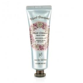 Etude House Крем для рук витаминный Hand Bouguet Rich Vitamin Hand Cream, 50 мл. фото