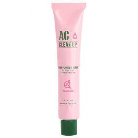 Etude House Маска для проблемной кожи с розовой глиной AC Clean Up Pink Powder Mask, 100 мл. фото