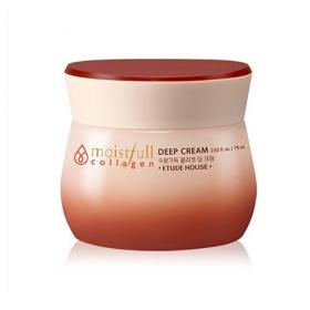Etude House Крем для лица увлажняющий с коллагеном Moistfull Super Collagen Deep Cream, 75 мл. фото