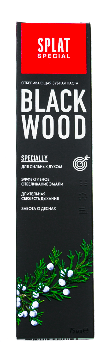 Сплат Специальная отбеливающая зубная паста Черное дерево 75 мл (Splat, Special) фото 3