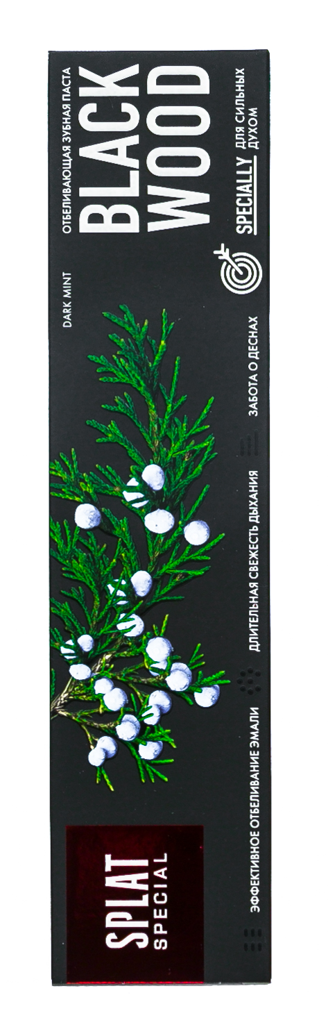 Сплат Специальная отбеливающая зубная паста Черное дерево 75 мл (Splat, Special) фото 6