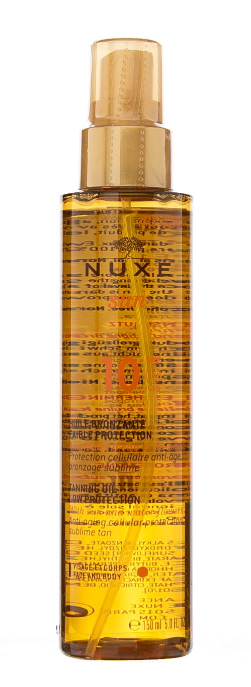 Нюкс Тонирующее масло для лица и тела SPF10, 150 мл (Nuxe, Nuxe Sun) фото 1
