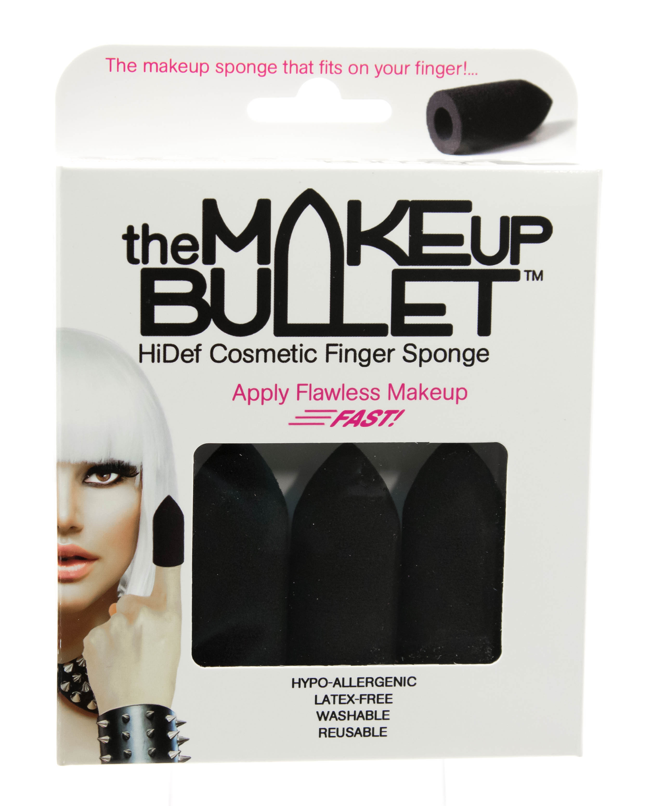 The Makeup Bullet Косметический спонж, 3 шт (The Makeup Bullet, Sponge)
