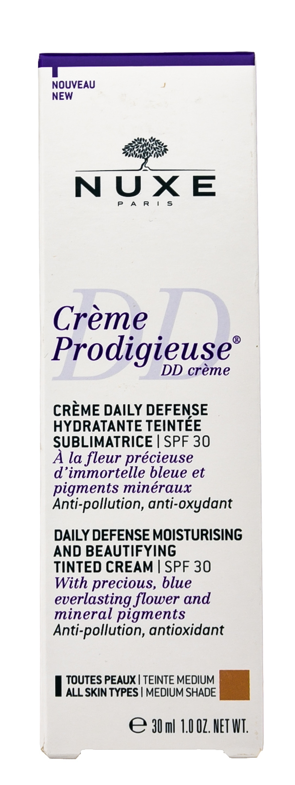 Нюкс Продижьёз DD-крем SPF 30 (тон средний) 30 мл (Nuxe, Prodigieuse) фото 2