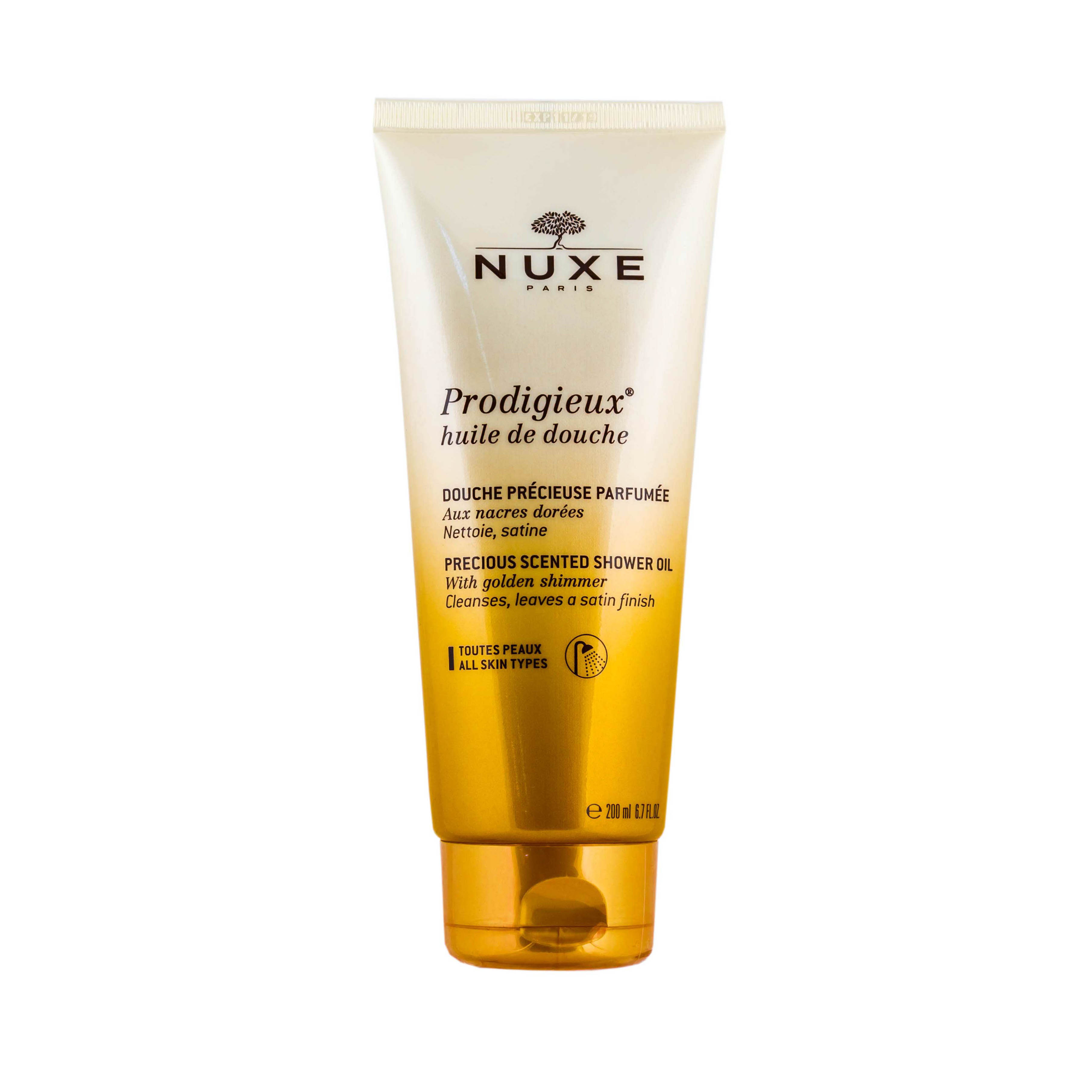 Нюкс Парфюмированное масло для душа Shower Gel with golden shimmer, 200 мл (Nuxe, Prodigieuse) фото 0