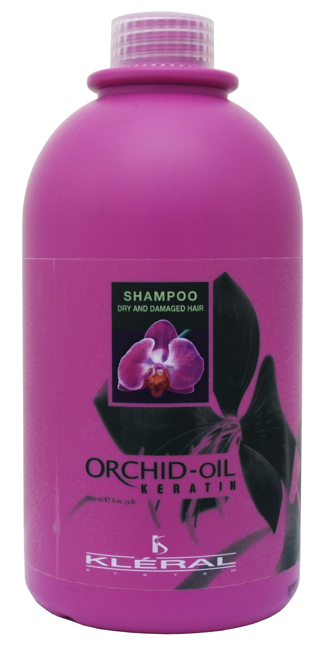 Клерал Систем Шампунь с кератином для сухих и поврежденных волос Keratin Shampoo For dry and damaged hair, 1000 мл (Kleral System, Orchid Oil) фото 0
