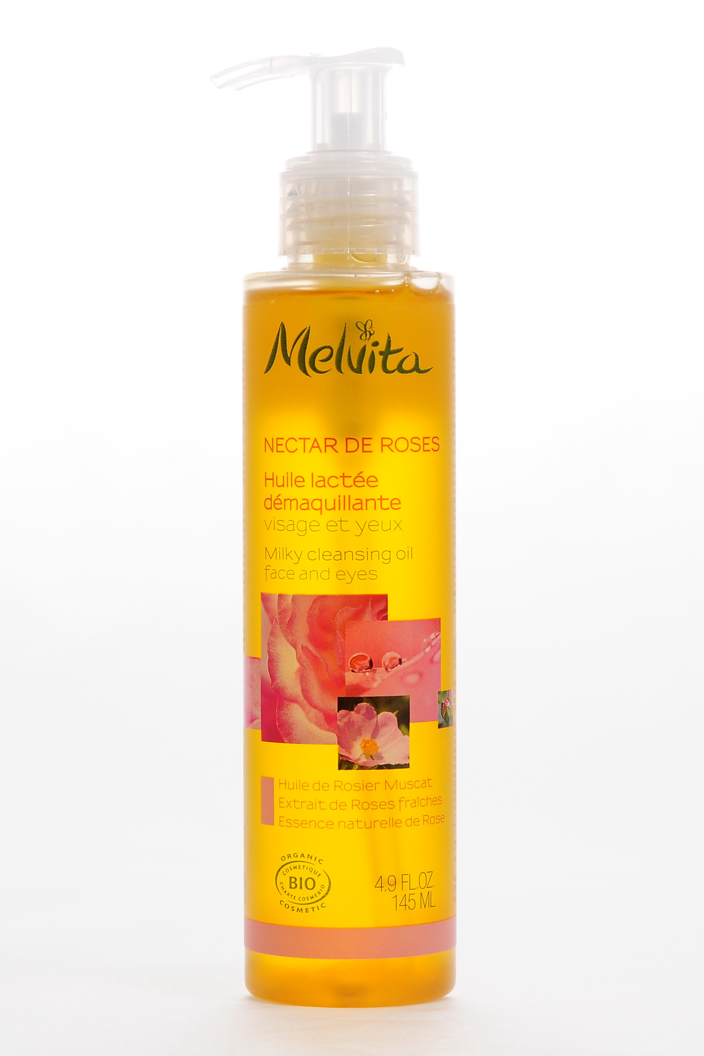 Мелвита Масло для снятия макияжа Розовый Нектар 145 мл (Melvita, Nectar de Rose) фото 1